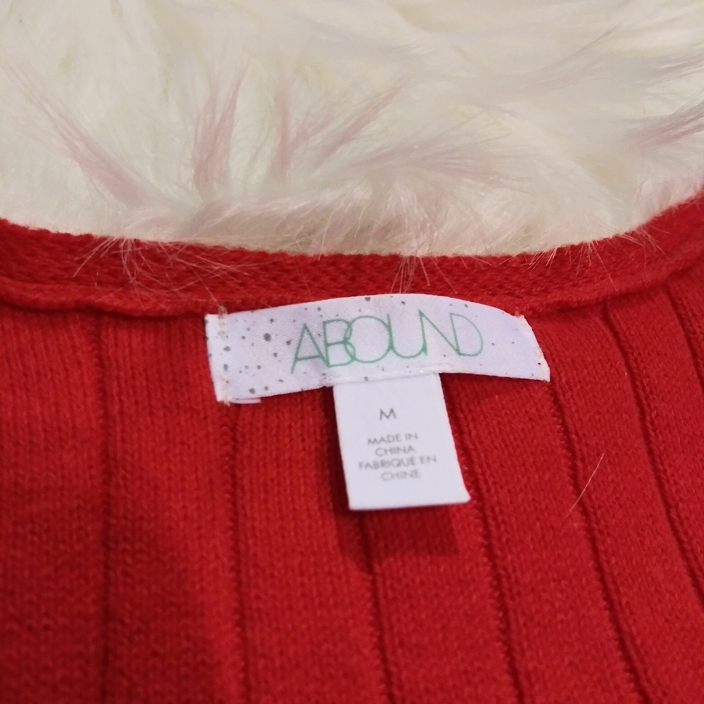 ❤ Red Cropped Ribbed Sweater❤ - Picture 3 of 5